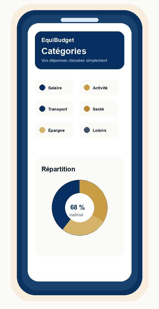 Capture des catégories EquiBudget